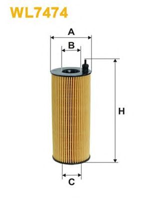 WIX FILTERS wl7474 -  Фильтр масляный двигателя